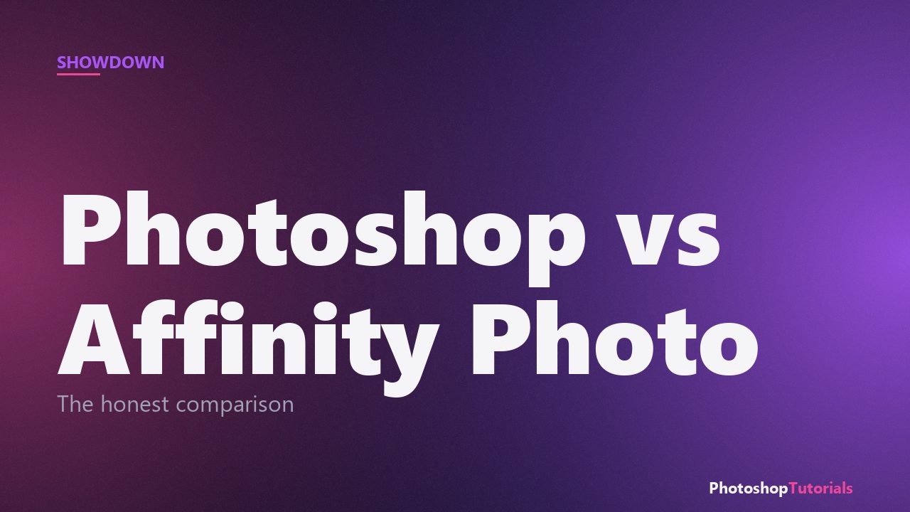 Photoshop vs Affinity Photo